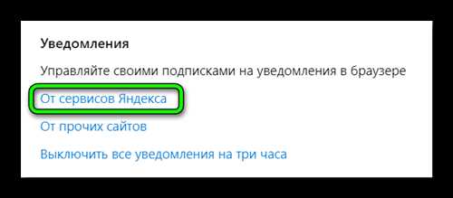 как работают уведомления от яндекса